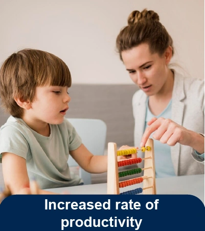 Increased rate of productivity