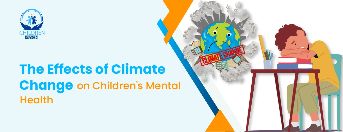 What are the specific mental health conditions caused by climate change